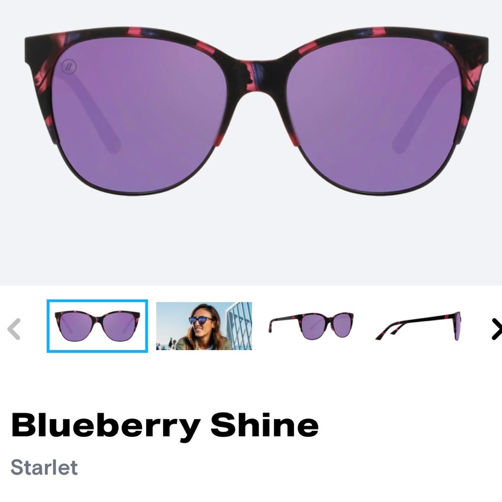 Blender’s Eyewear Starlet Blueberry Shine women’s sunglasses